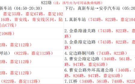 太原822公交站的线路图图片