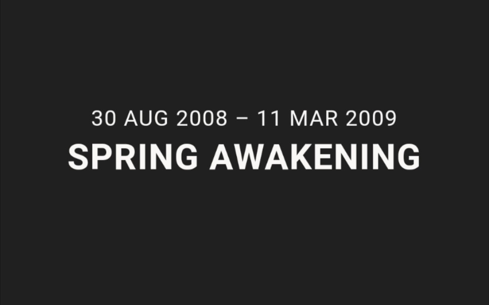 [图]【LIVE】Don't Do Sadness/Blue Wind（瑞典版音乐剧《春之觉醒 Spring Awakening》）【2008】