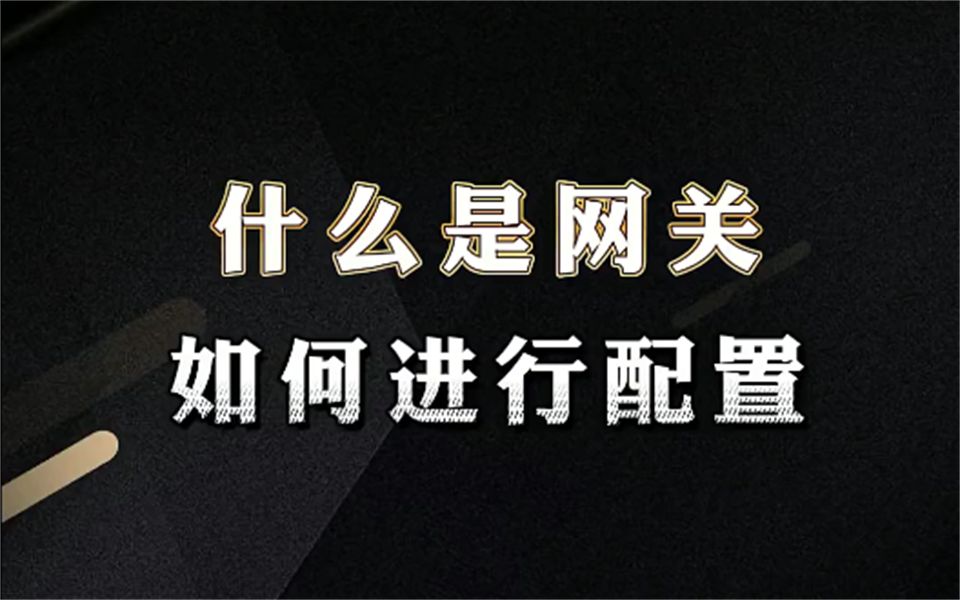 企业中网关的作用是什么?怎么样进行配置呢?【网络工程师百哥】哔哩哔哩bilibili