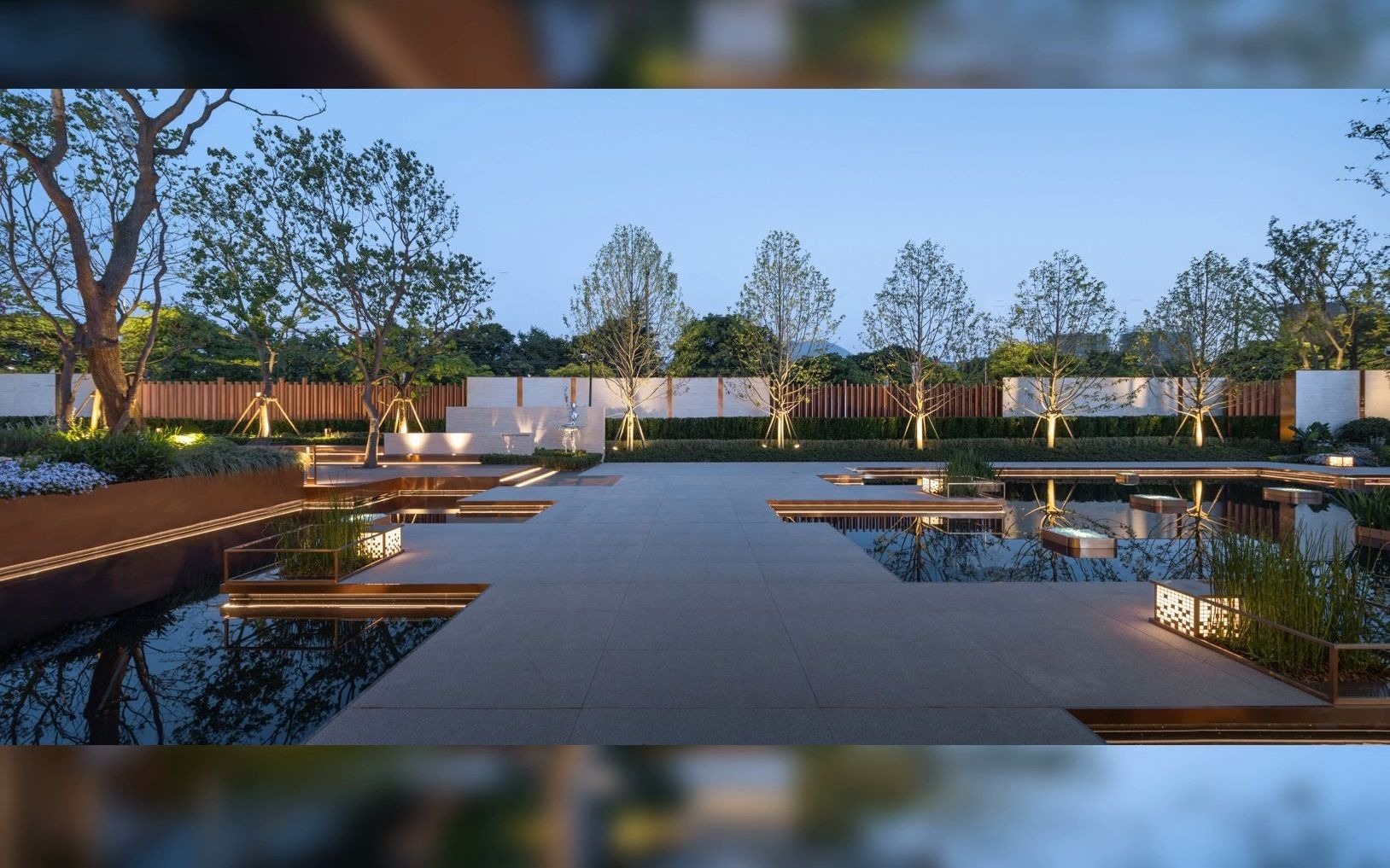 温州中海吴滨项目占地面积 #售楼处景观案例 吴滨丨售楼处景观丨卫创