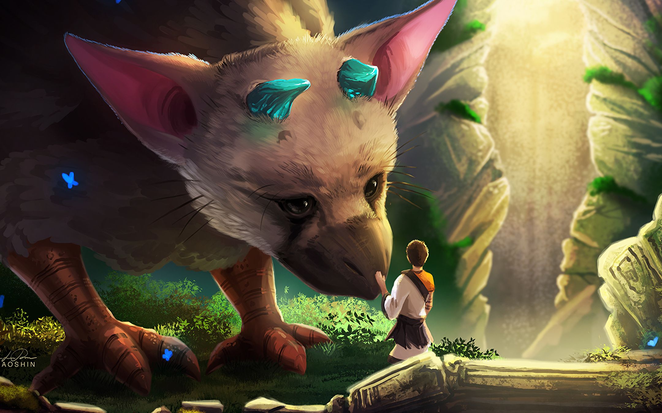 活动  老赵game 十年游戏巨制《最后的守护者 》02不离不弃的好伙伴