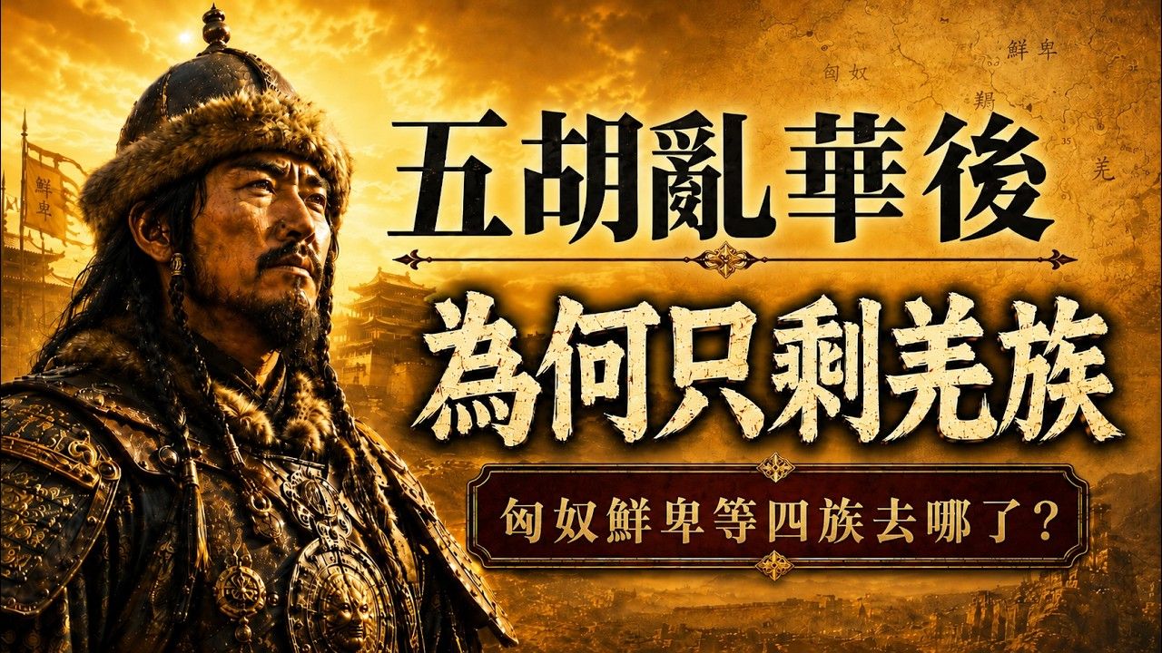五胡乱华结束后，5大胡族都去哪里了？为何只有羌族活到今天，其他四族结局如何海报