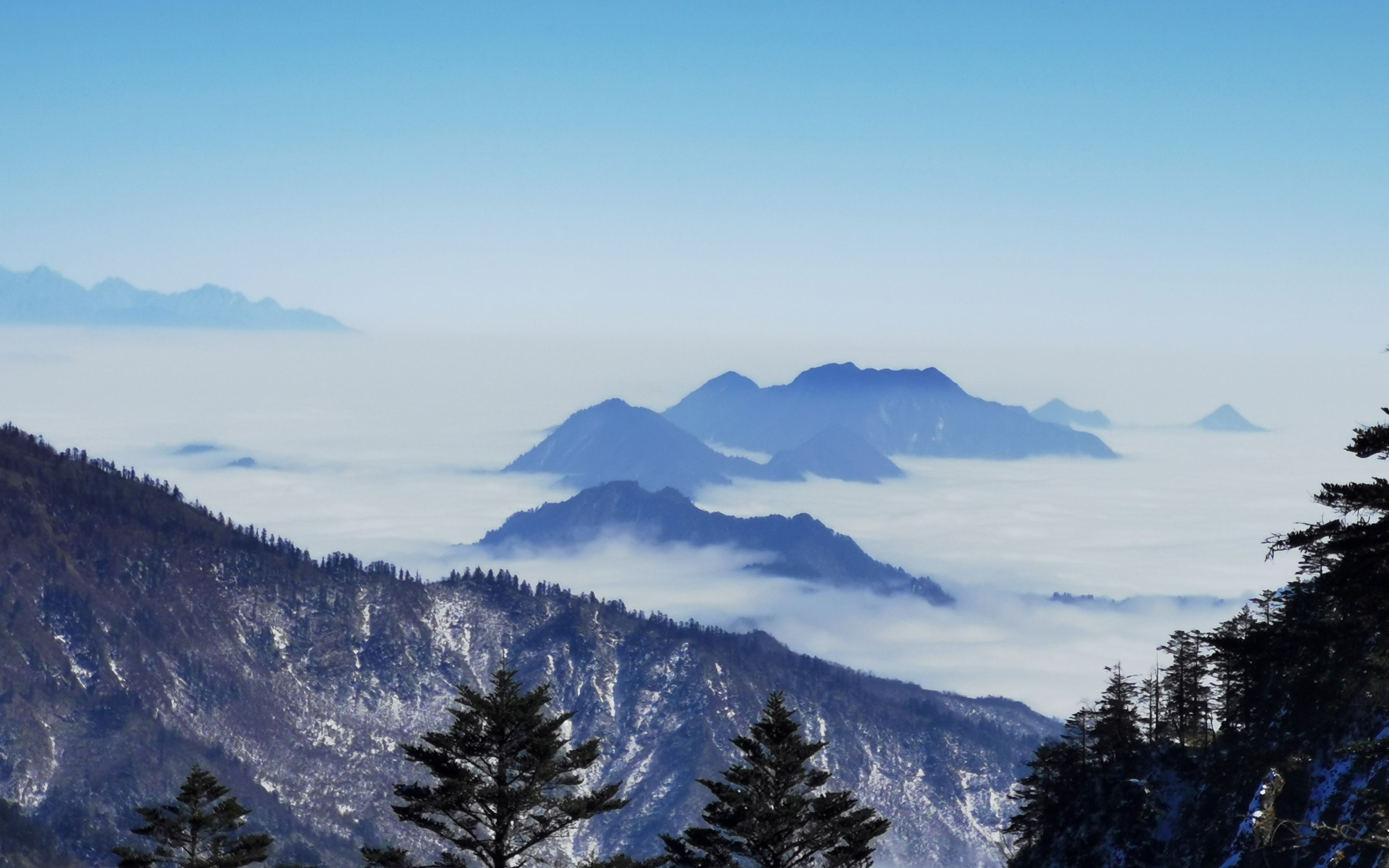 元旦自驾游成都西岭雪山