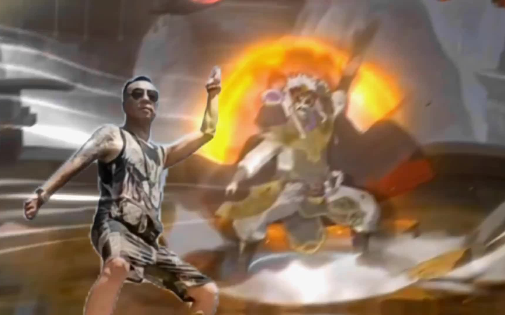 来,敢不敢跟我比划比划!