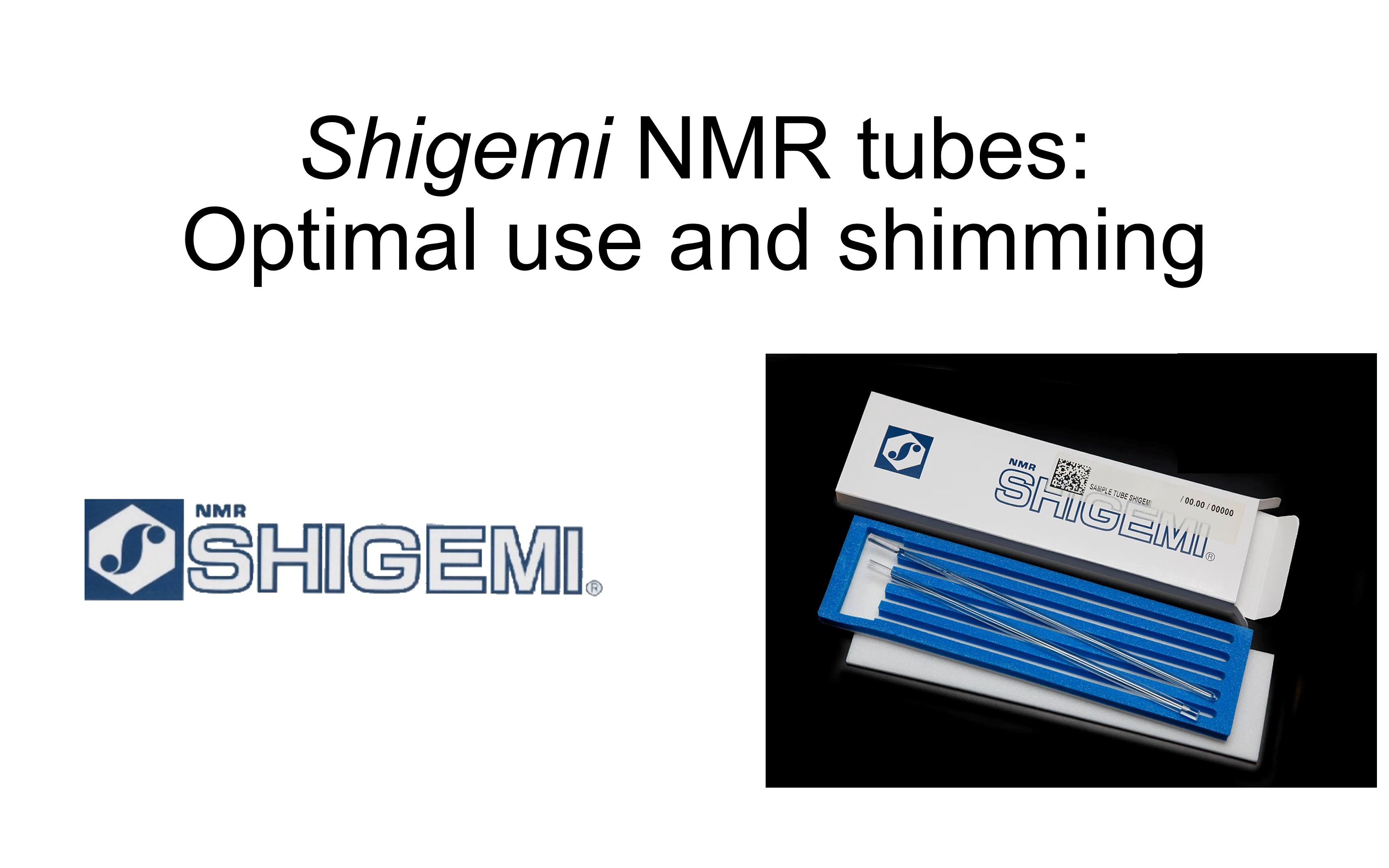 核磁共振知识串讲  Shigemi 核磁管哔哩哔哩bilibili