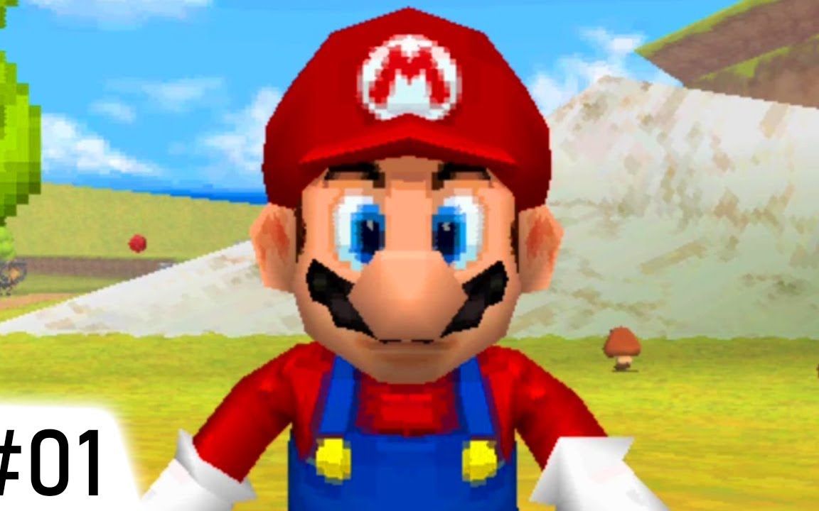 [ytyoshi]super mario 64 ds walkthrough 100% #01 - bob-omb battle