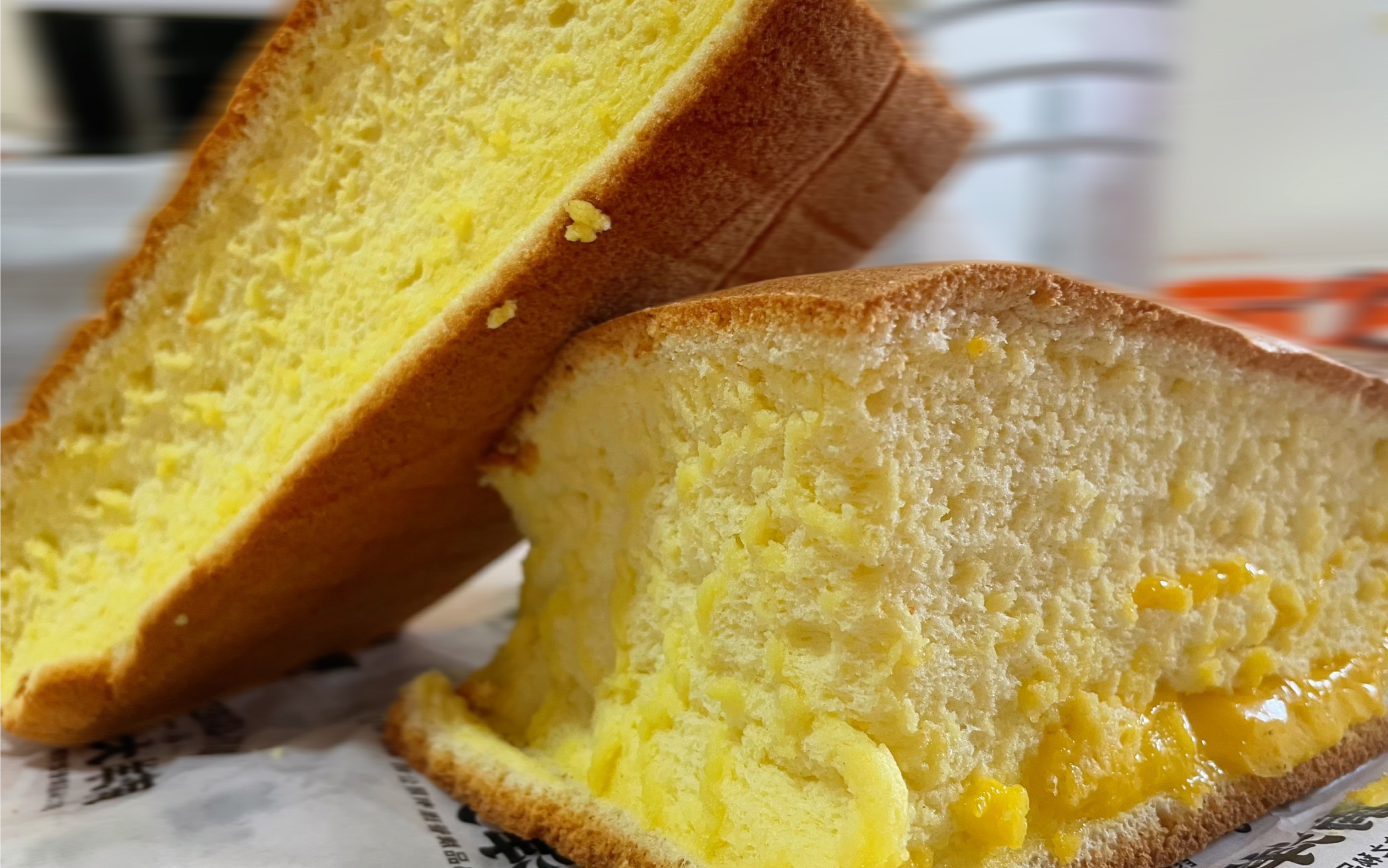 南洋大师傅的三款面包,原味,芝士,流心蛋黄