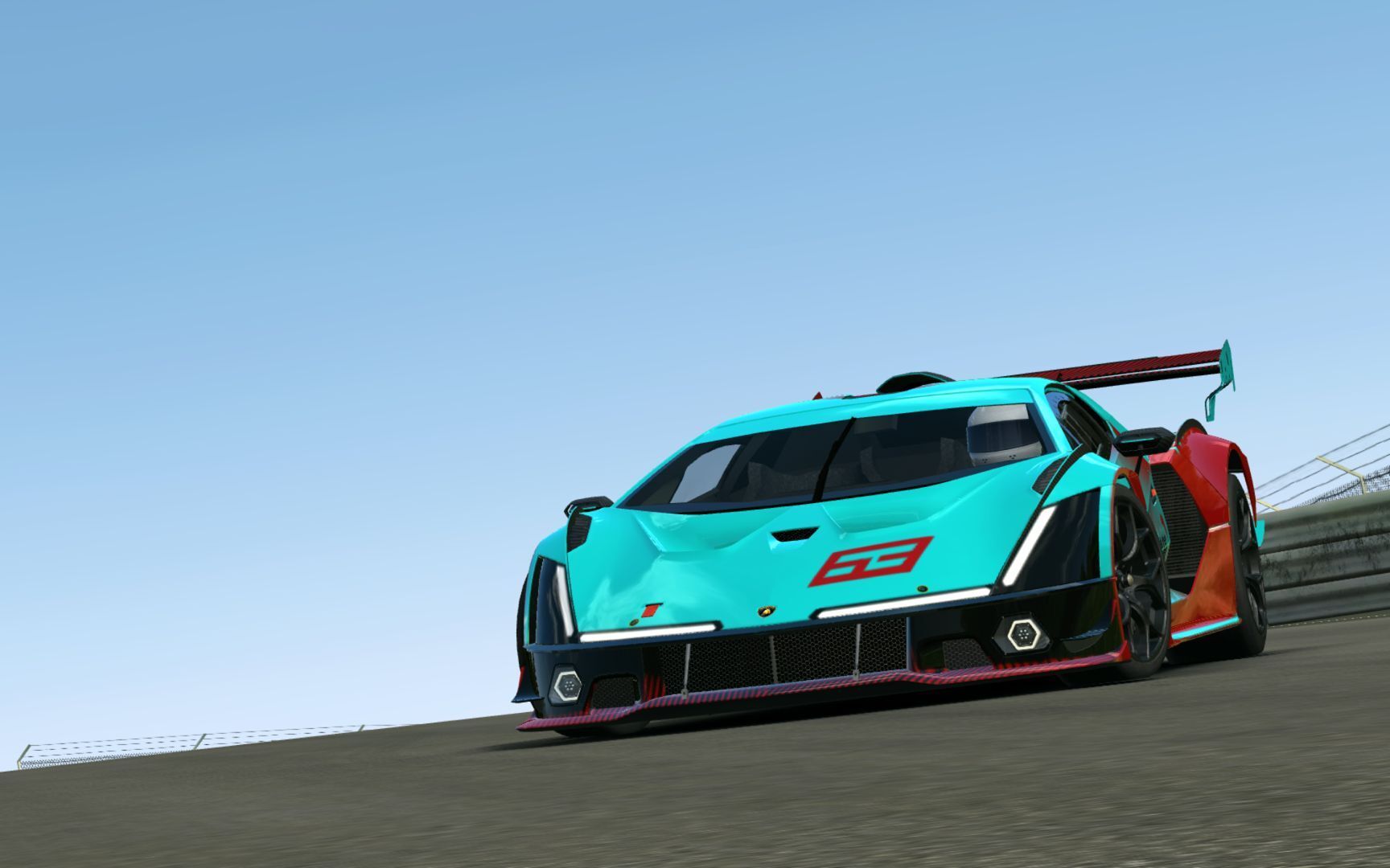 真实赛车3 兰博基尼scv12 赛博入侵涂装