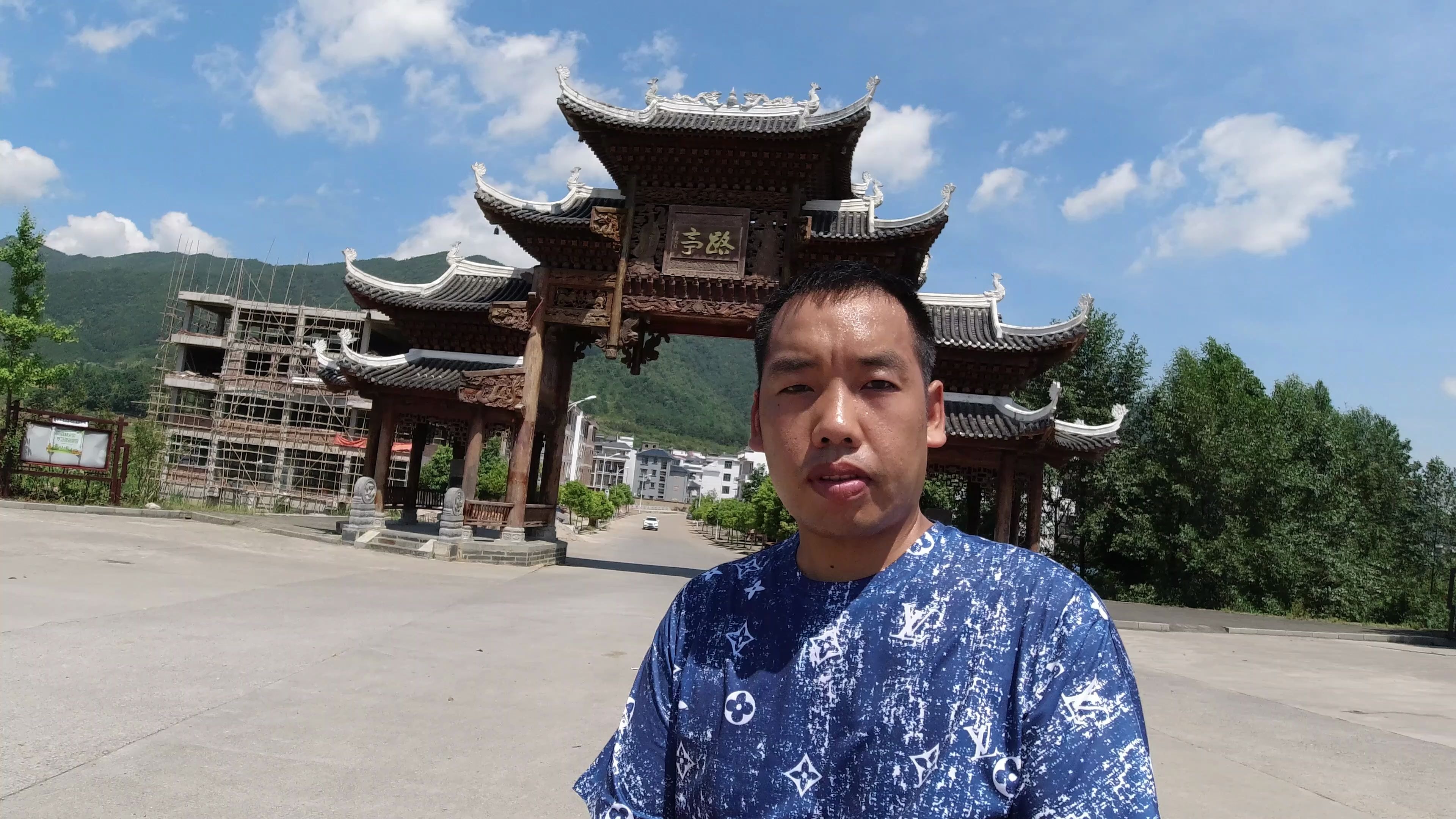 4k60帧拍摄中国传统村落,湖南宁远县路亭村