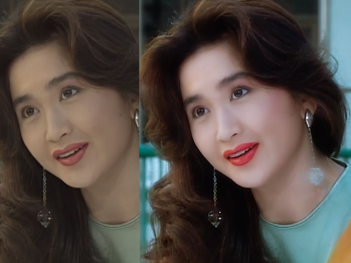 tvb调色,老剧修图-温碧霞 海潮