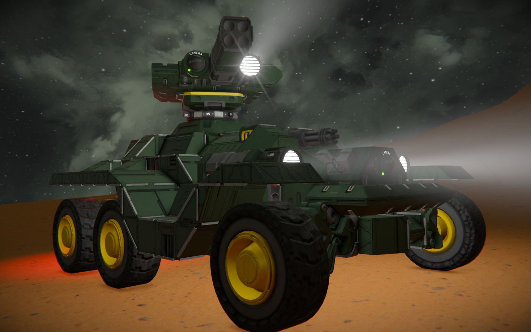 太空工程师巡查者mk2无人侦察车