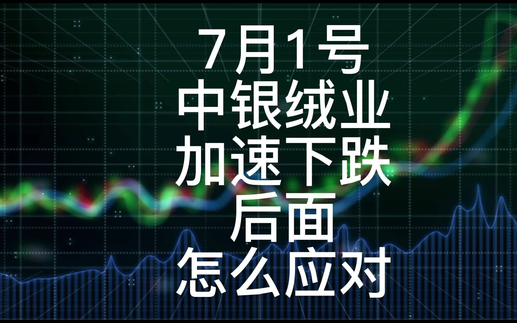 中银绒业加速下跌,后面怎么应对?哔哩哔哩bilibili