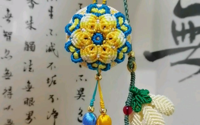 活动作品香囊编织