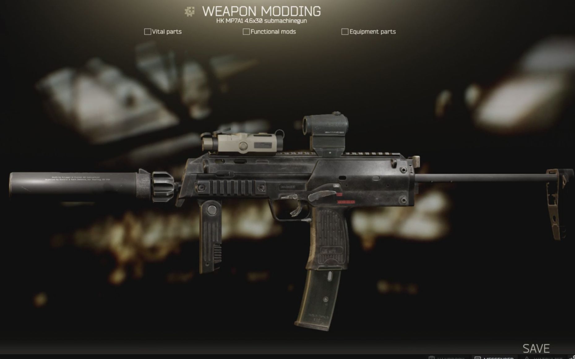 【逃离塔科夫】官方演示 爆改mp7a1与实战效果