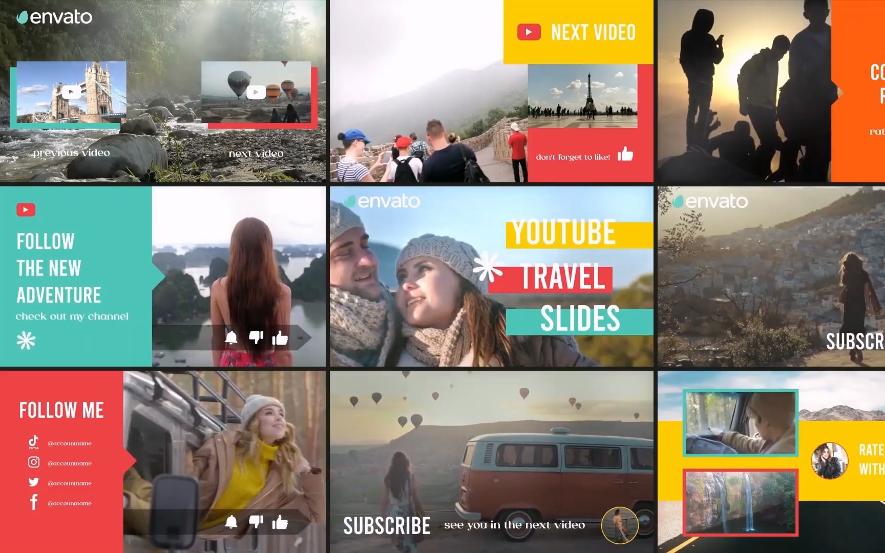 ae模板-时尚人物主播模特介绍视频综艺节目片头视频宣传片视频开场