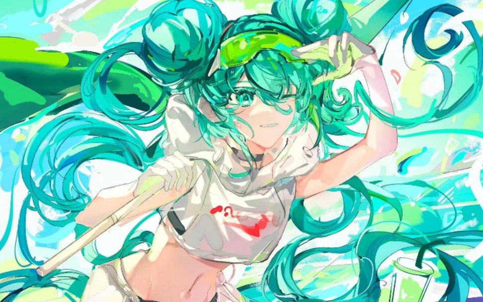 [图]【Miku摸鱼过程】赛车Miku的Arcoss the wind