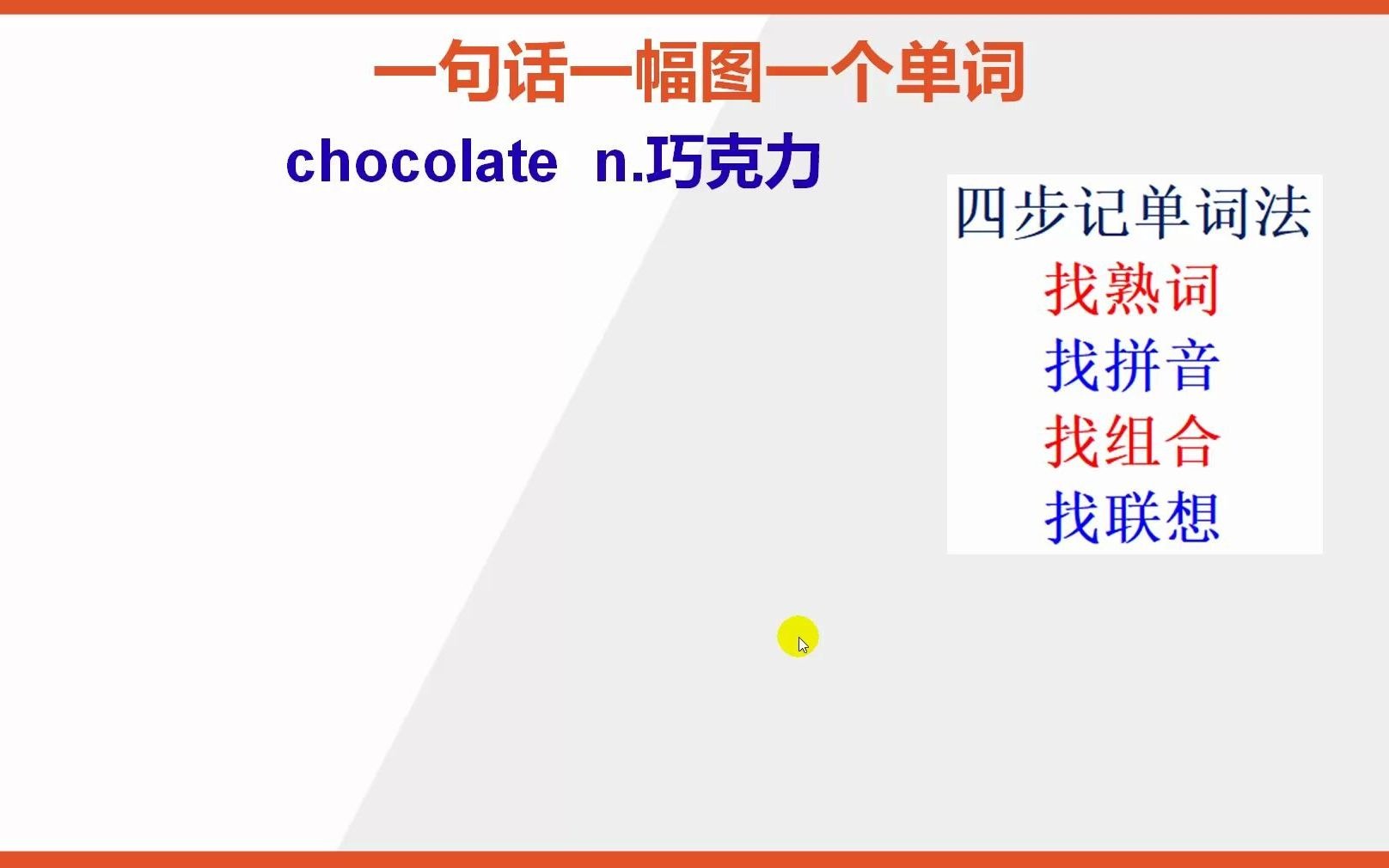 如何去背英文单词chocolate巧克力哔哩哔哩bilibili