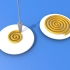 【C4D教程】螺旋线圈的生产线循环动画