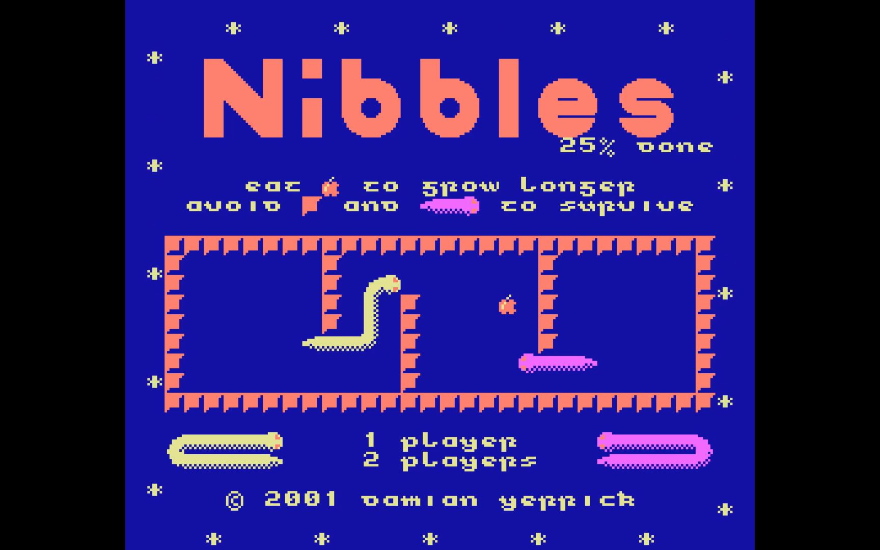 fc游戏《贪吃蛇》