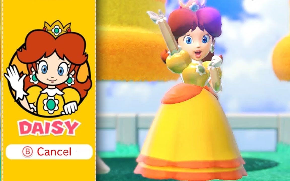 【任天堂】黛西公主在超级马力欧3d世界和狂怒世界_哔哩哔哩_bilibili