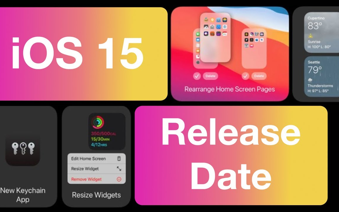 【iOS 15】iPhone的iOS 15发布日期  测试版和官方更新时间!哔哩哔哩bilibili