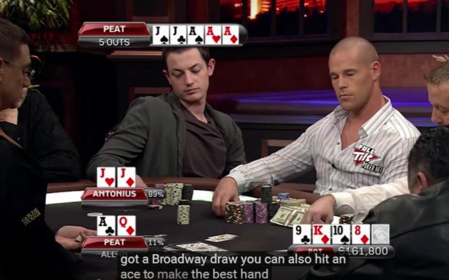 德州扑克jjvsaq二话不说allin