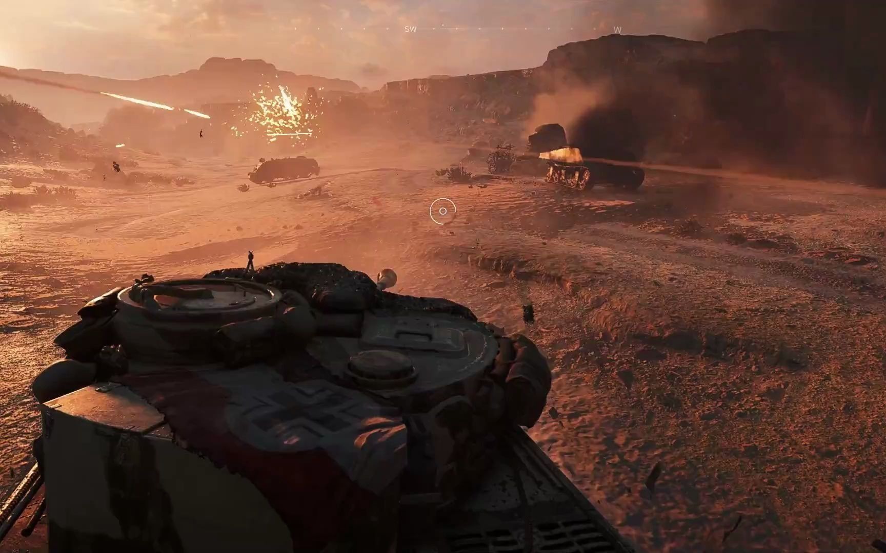 战地5 虎式坦克的魅力,一炮一辆谢尔曼!