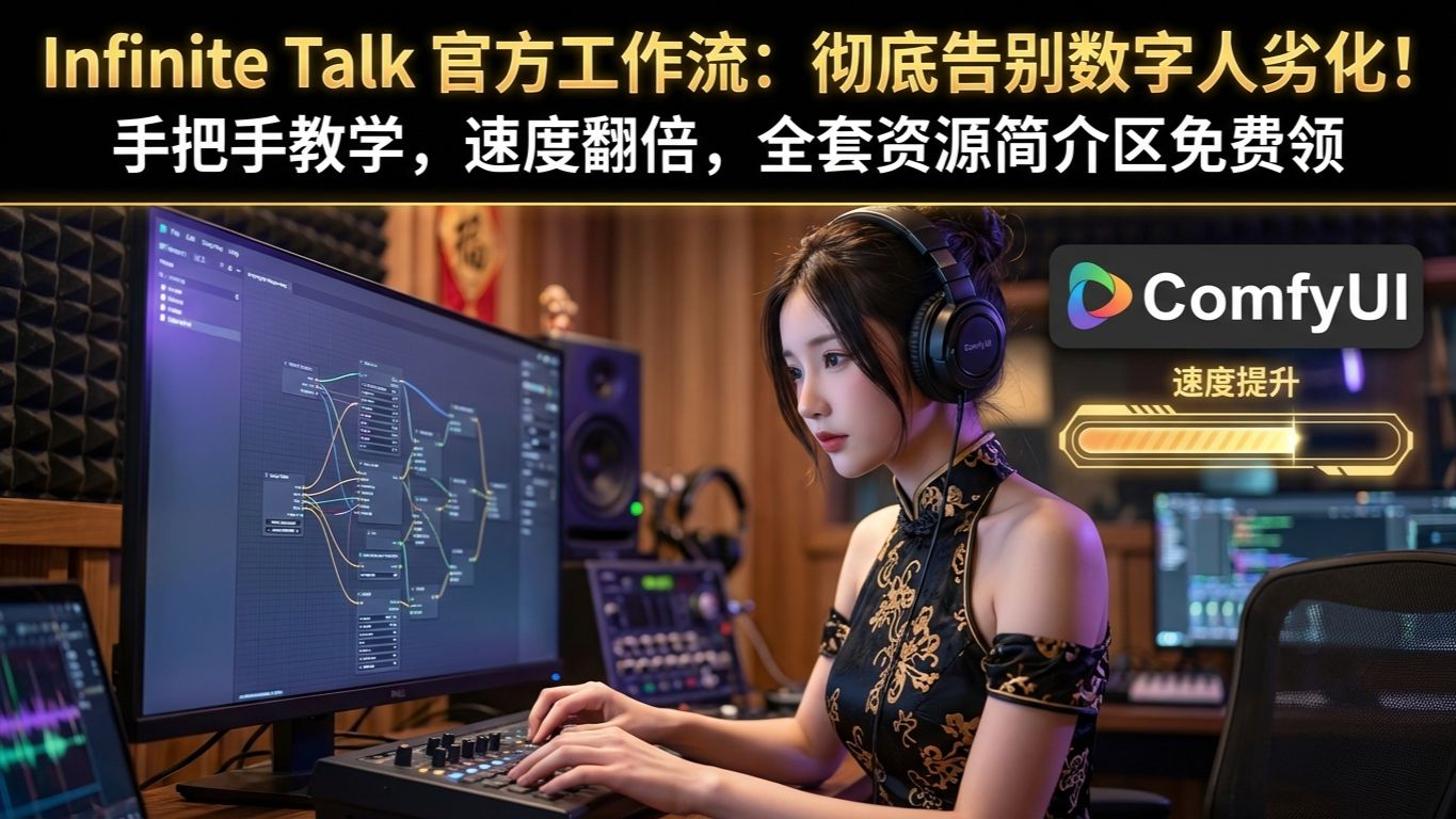 官流infinite takl小白教学，仔细到节点参数—ComfyUI喂饭级教程第二十五期
