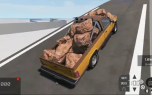 Beamng-严重超载的小皮卡