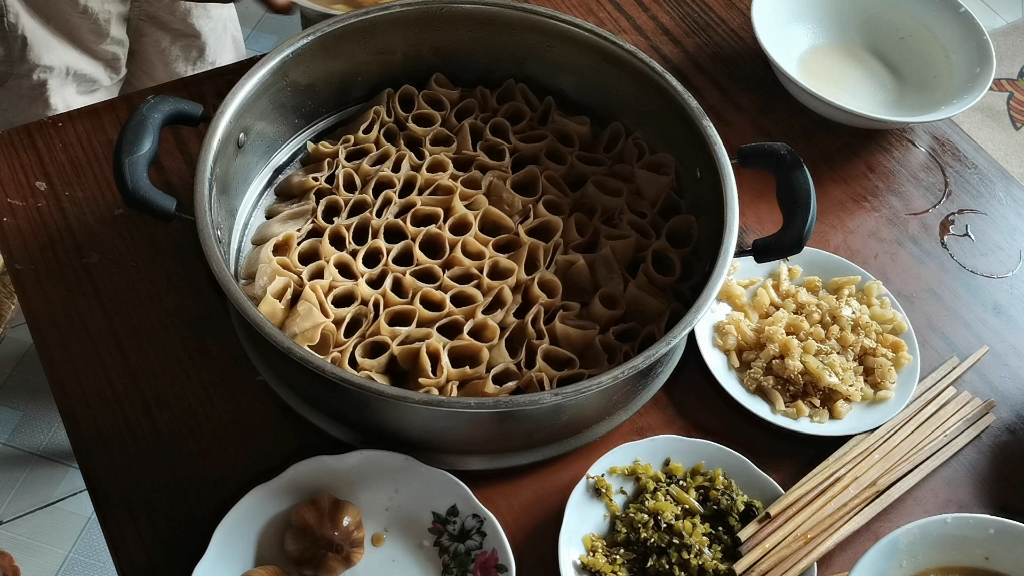 莜麦面吃着还是香啊!