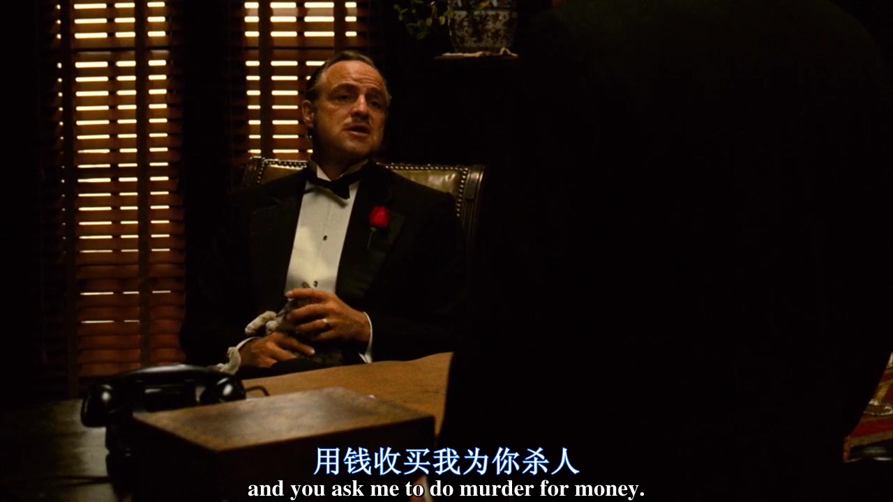 [图]教父1（The Godfather）开场片段——开场足以见证经典