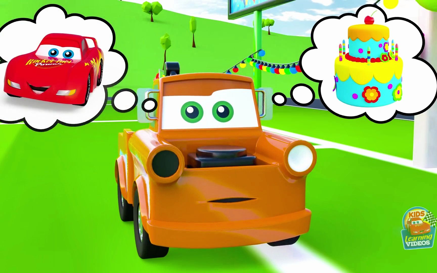 早教益智启蒙动画:这是儿童的工程车动画片,幼儿早教益智,赶快来看吧!