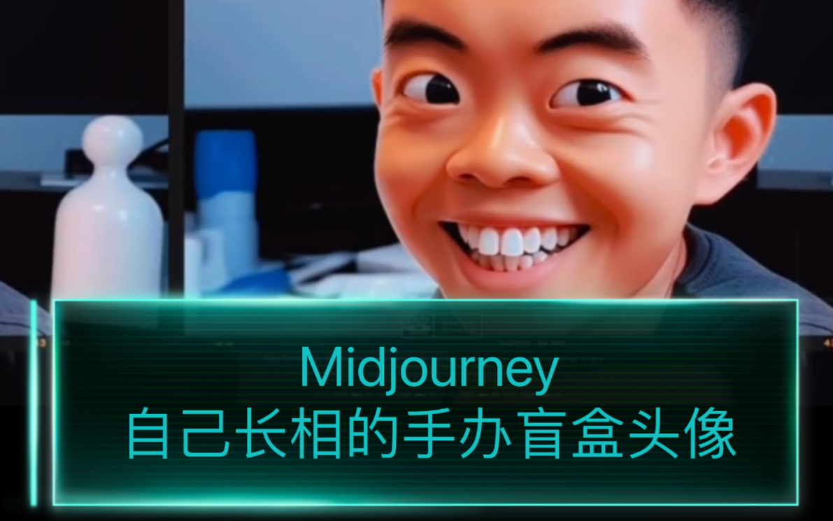 【Ai生成工具探索】—【Day 5】Midjourney做自己头像的手办盲盒图片哔哩哔哩bilibili