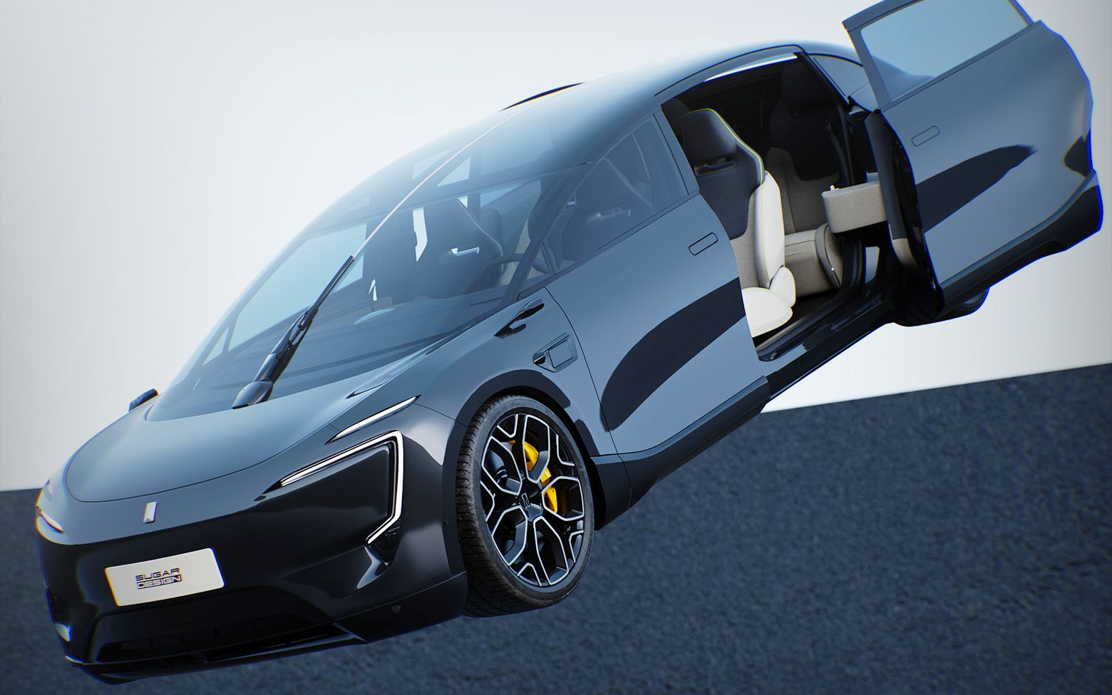 未来商务出行的新形态!阿维塔hall行政型轿跑mpv新车预览!