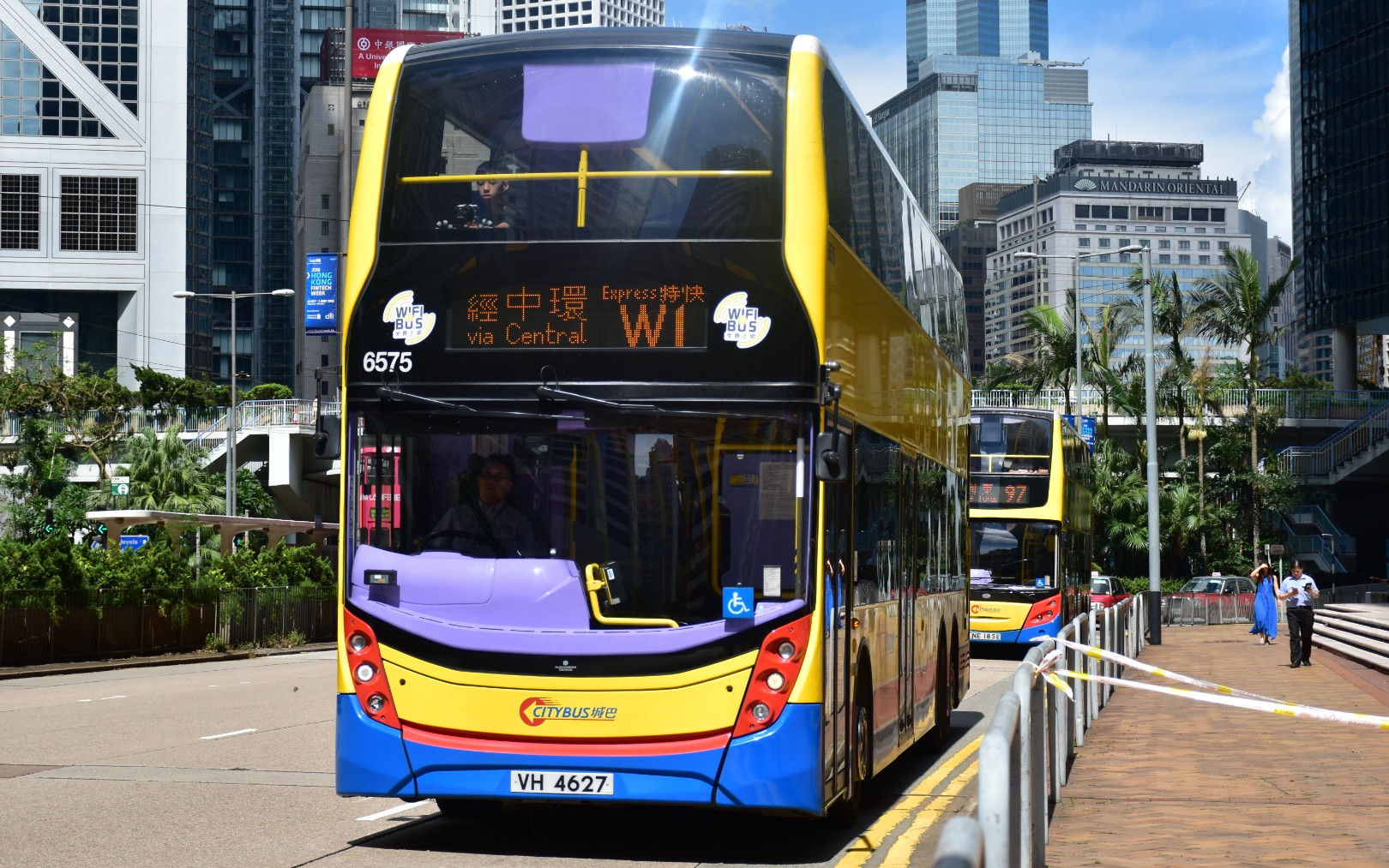 【pov】香港城巴city bus公司w1路(西九龙高铁站-金钟)全程行车记录