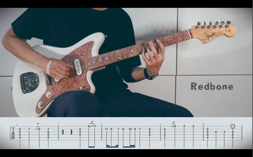 [图]好听又不难，有手就能弹《Redbone》