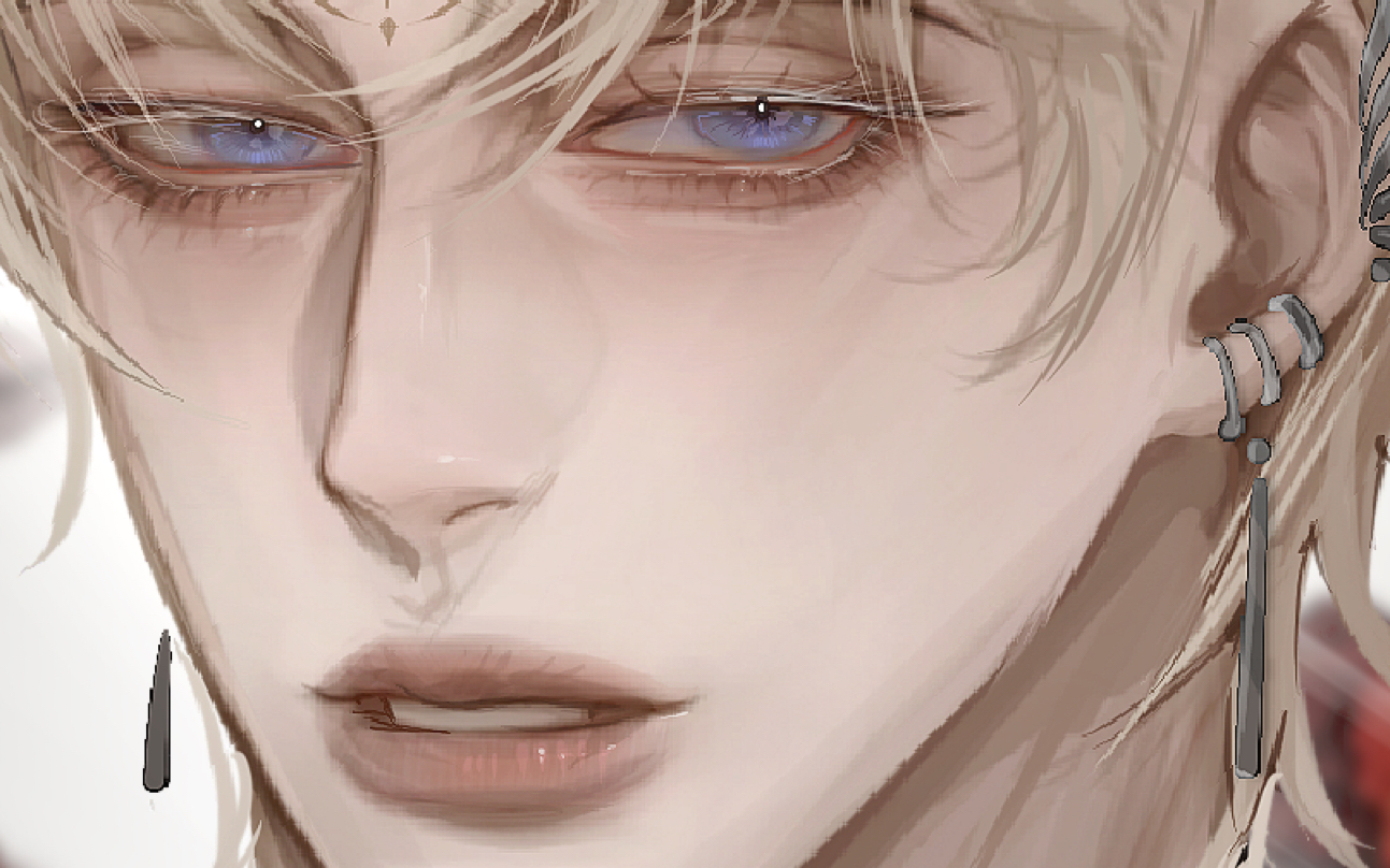 绘圈网红画风画伊安