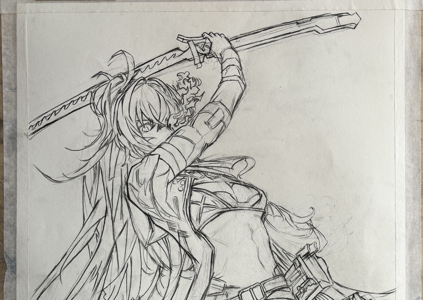 战双帕弥什露西亚深红囚影1/2线稿