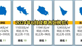 Скачать видео: 2024年6月成都各区房价！