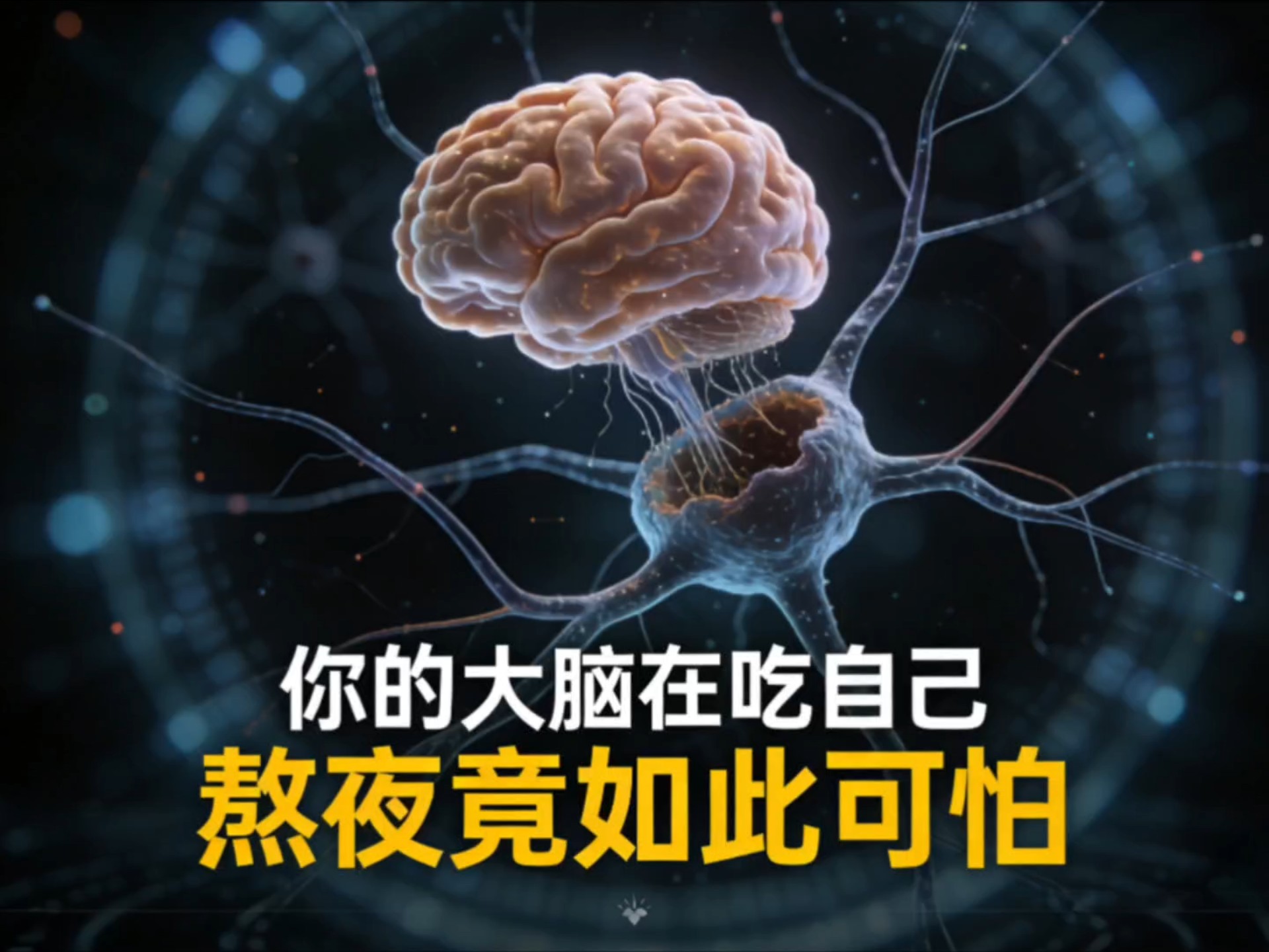 你的大脑在吃自己，不睡觉，它会过度清洁，熬夜竟然如此可怕