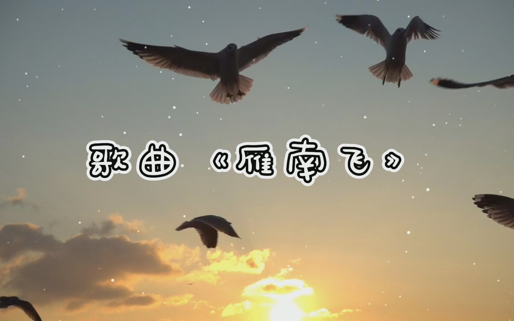 歌曲《雁南飞》