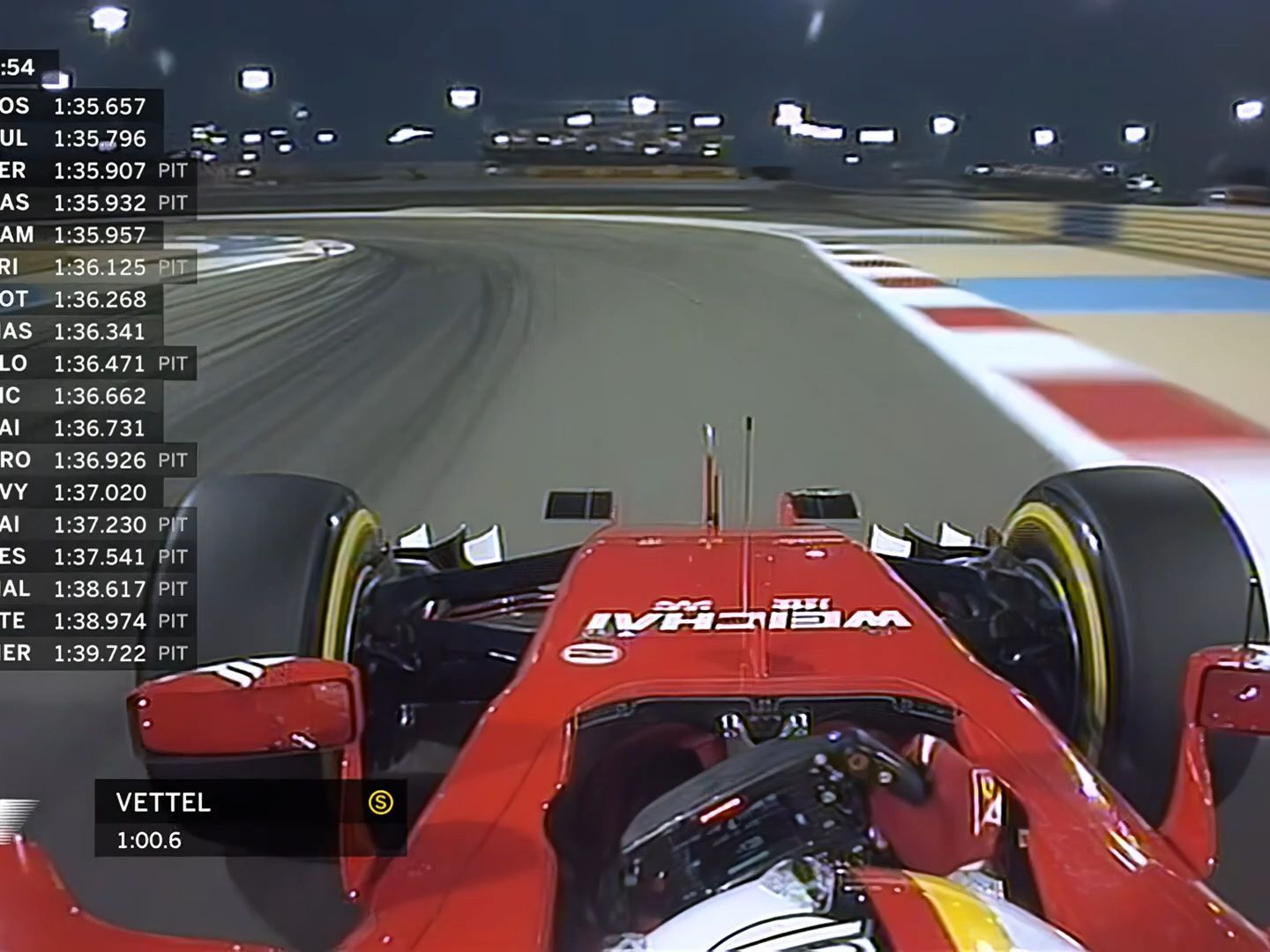 f1 2015 巴林站 维特尔 排位赛q1车载