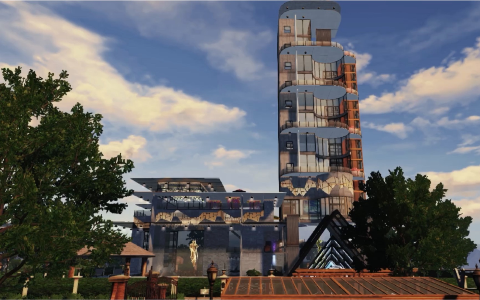 明日之后建筑gucciguilty古琦罪爱超级艺术酒店双人奢侈系列现代高层