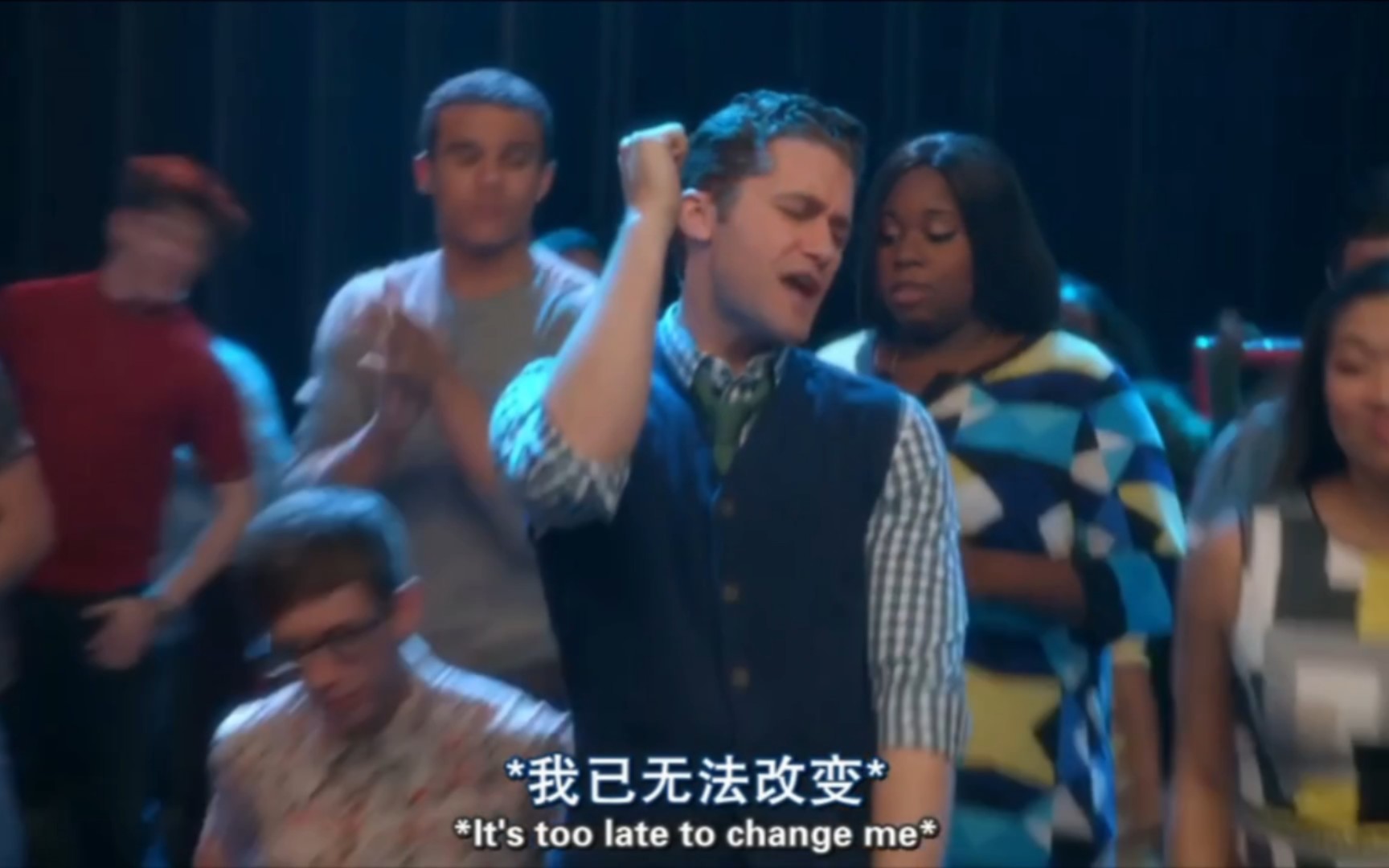 [图]【中英字幕】【Glee 欢乐合唱团】《You May Be Right》S05E06