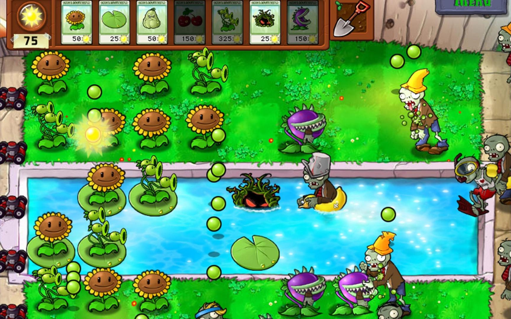 [图]免费白嫖 植物大战僵尸年度加强版Plants vs. Zombies 一款益智策略类塔防游戏 三联+私信自动回复