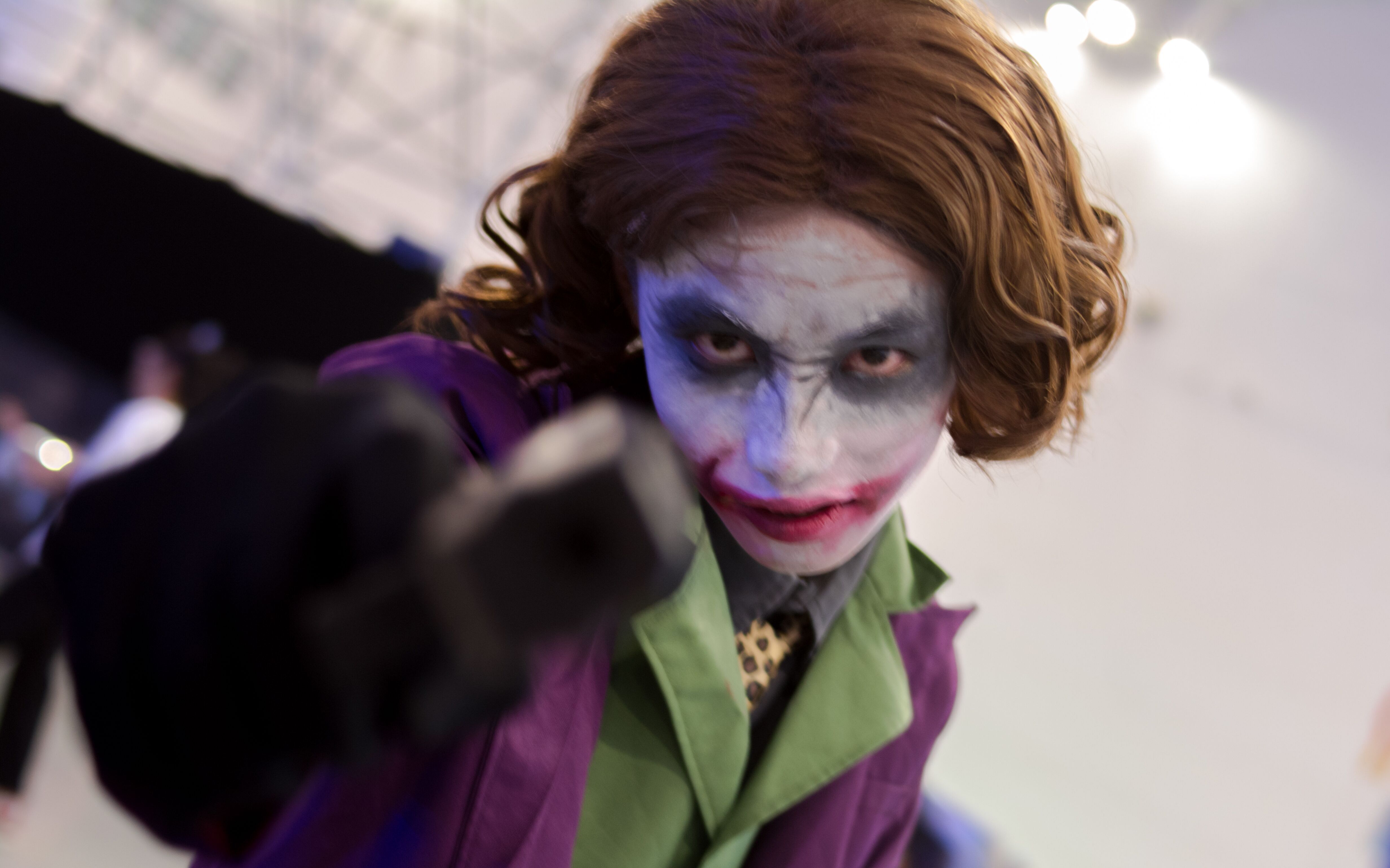 海南ccaf动漫展2019 小丑化妆全过程 人生第一次自己化妆 表情包改苘