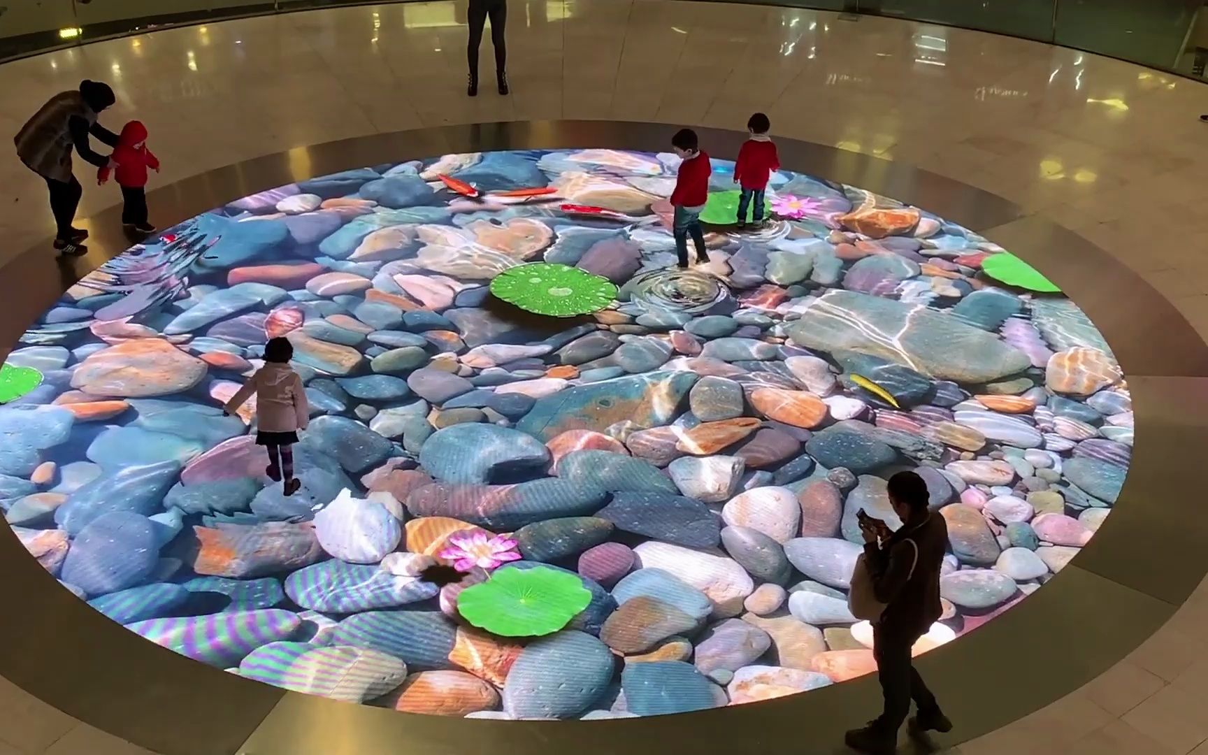 商城地砖屏互动