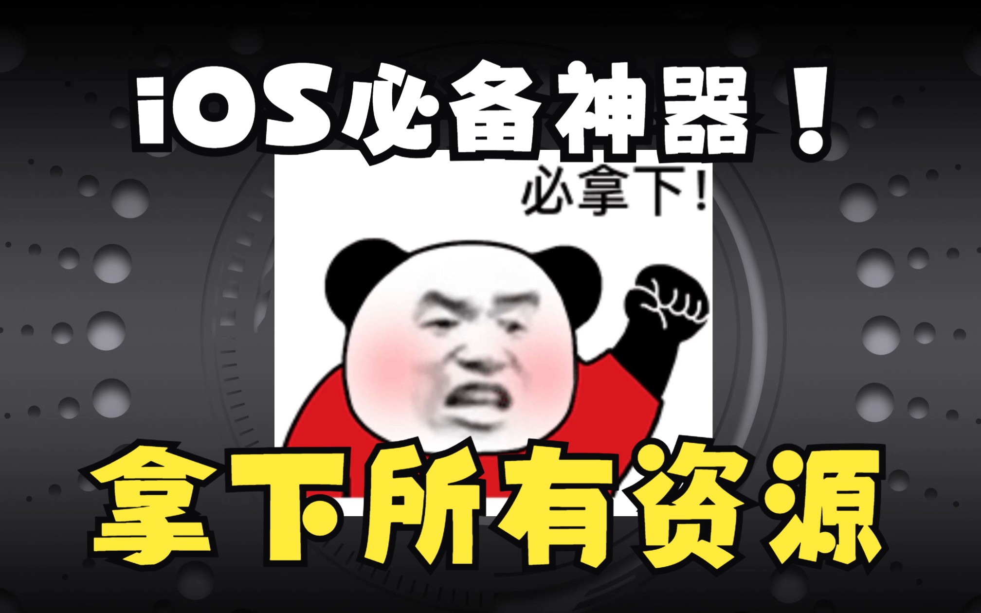 iOS必备神器!手机直接拿下全网资源!!哔哩哔哩bilibili