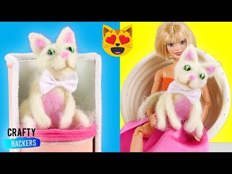 为芭比和她的玩具屋准备的20只diy迷你宠物