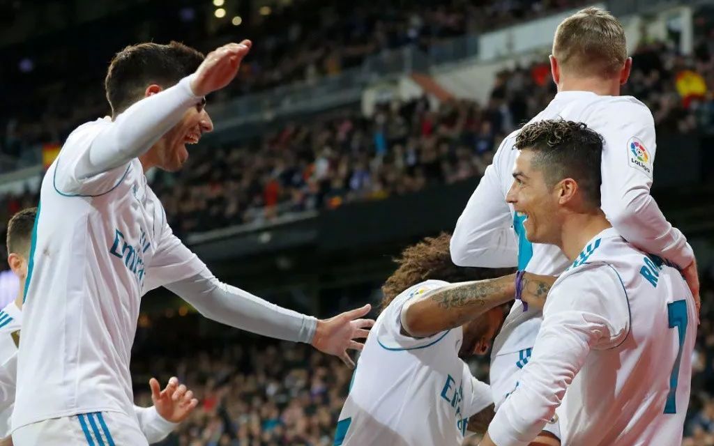 1718西甲29 皇家马德里6-3赫罗纳(c罗大四喜)_哔哩哔哩 (゜-゜)つロ